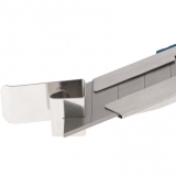 Нож, 195 мм, металлический корпус, выдвижное сегментное лезвие 25 мм (SK-5), металлическая направляющая, клипса для ремня Gross, 78896