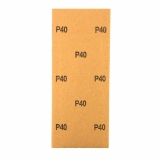 Шлифлист на бумажной основе, P 40, 115 х 280 мм, 5 шт, водостойкий// Matrix, 756503