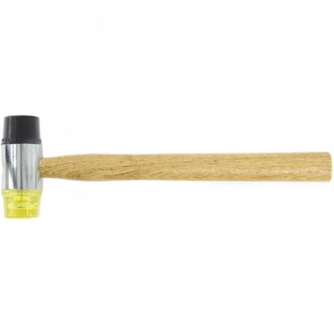 products/Молоток рихтовочный, бойки 35 мм, комбинированная головка, деревянная ручка Sparta 108305