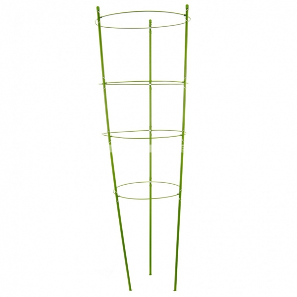 Поддержка для растений круглая H 90 см, металл в пластике, 4 кольца Palisad, 644025