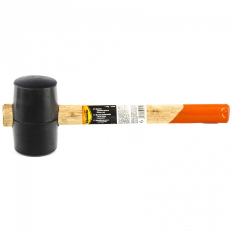 products/Киянка резиновая, 340 г, черная резина, деревянная рукоятка Sparta 111405