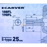 Редуктор LIFAN 177-192F-2, 460R  (вход 25мм/выход 22мм) арт. 188F-R (REDUCER)