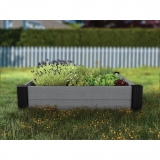 Кашпо-грядка для растений Keter Vista Modular Garden Bed single pack (17210619), графит 252526