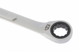 Ключ комбинированный трещоточный, 19 мм, количество зубьев 100 Gross, 14857