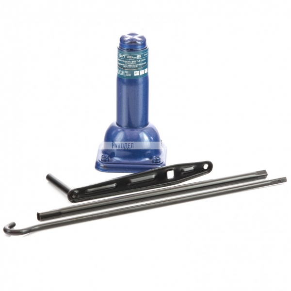 Домкрат механический бутылочный, 2 т, h подъема 270–485 мм, домкрат, ручка Stels (50105)