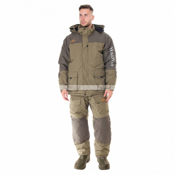 Костюм зимний Yukon Ice (тк.Breathable) п/к HUNTSMAN, хаки, Факел арт. 87477979