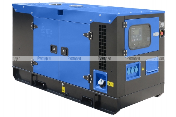 Дизельный генератор ТСС АД-300С-Т400-1РКМ16 в шумозащитном кожухе, арт. 029519