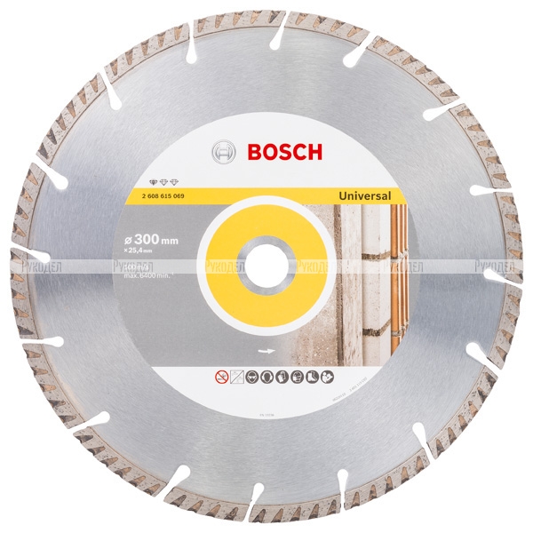 Диск алмазный Universal (300х25.4 мм) Bosch 2608615069