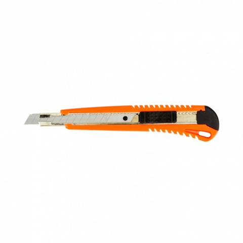 products/Нож, 9 мм, выдвижное лезвие, металлическая направляющая Sparta 78971