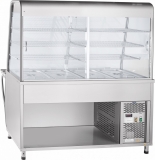 Abat Прилавок-витрина холодильный ПВВ(Н)-70Т-С-01-НШ кашированный 1500 мм Артикул 210000007761