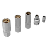 Набор инструментов, 1/2", 1/4", CrV, S2, пластиковый кейс, 122 предмета Denzel 15804