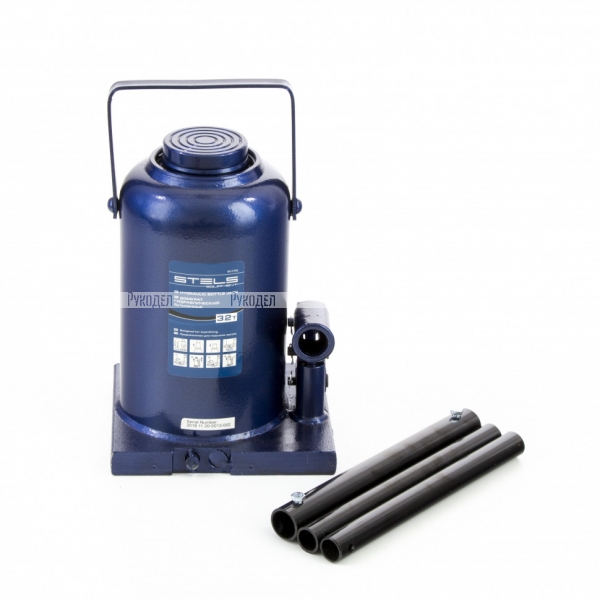 Домкрат гидравлический бутылочный, 32 т, h подъема 260-420 мм Stels (51170)