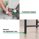 Журнальный столик Helex Home W-102, чёрный