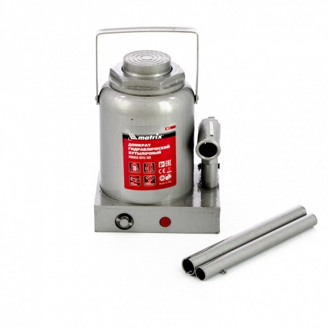 products/Домкрат гидравлический бутылочный, 30 т, h подъема 244-370 мм Matrix (50771)
