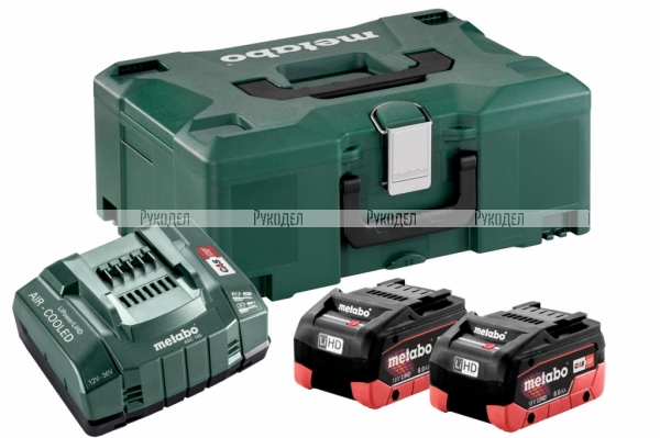 Набор Basic-Set (2 аккумулятора LiHD 8.0 Ач/18 В+зарядное устройство ASC Ultra+Metaloc) Metabo 685131000