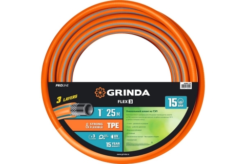 products/Поливочный шланг Grinda Proline 1", 25 м 429008-1-25