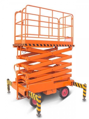 products/Подъемник ножничный передвижной TOR SJY 500 кг 14 м 1002811 (автономный)