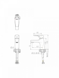 Набор смесителей для ванны VEGA: F1119177CP, F6119177CP-01 BRAVAT арт F119177C-SET