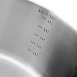Кастрюля с крышкой Vensal Coquet из нержавеющей стали 3,7л (20см), арт. VS1506