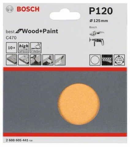 products/10 ш/листов ?125ММ К120 Best for Wood+Paint 2608605441