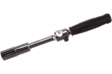Ключ-крест баллонный, складной с изменяющимся рычагом,17mm; 19mm; 21mm; 23mm, CrV, хромир. GROSS 14270