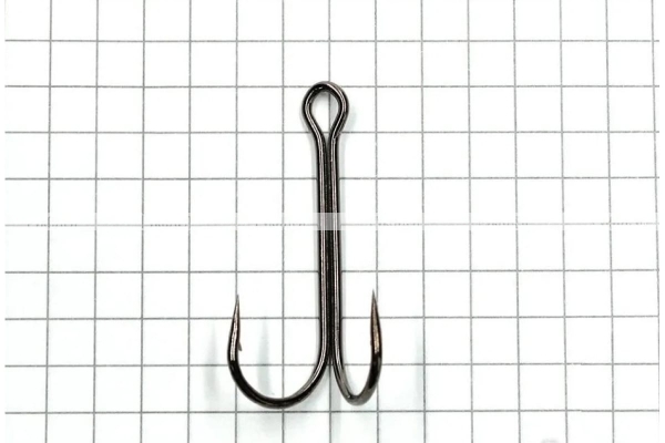 Крючок Namazu «Double Hook Long», размер 1 (INT), цвет BN, двойник (40 шт.)/200/, N-HDL1BN
