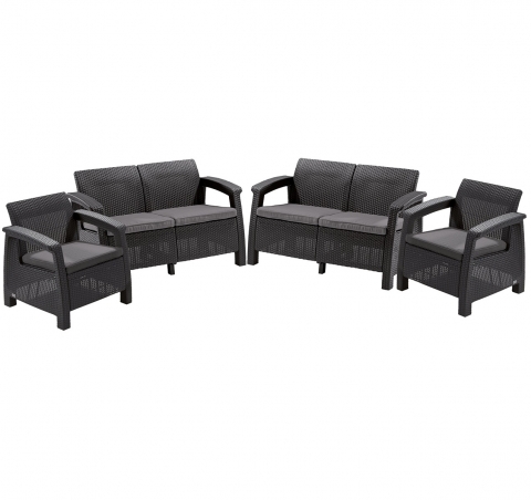 products/Комплект мебели Keter Corfu Rest (17208436) графит 241725