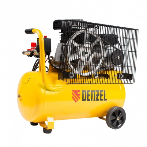 products/Компрессор воздушный BCI2300/50, ременный привод, 2,3 кВт, 50 литров, 400 л/мин Denzel 58113