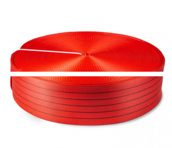 Лента текстильная TOR 7:1 150 мм 22500 кг big box (красный) (J) 1032606