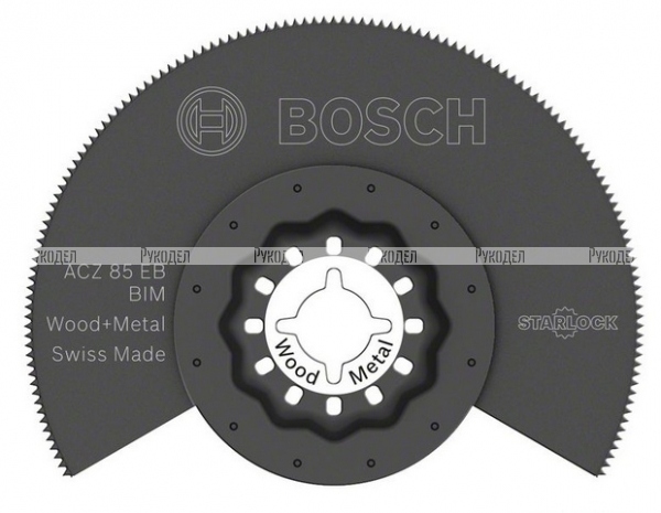 Starlock BIM СЕГМЕНТИРОВАННОЕ ПОЛОТНО WOOD/METAL 85ММ 2608661636