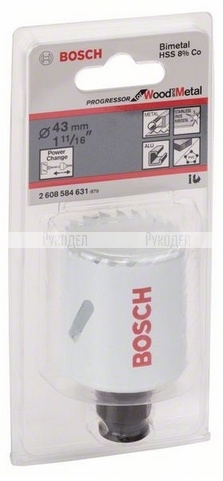 КОРОНКА Bosch PROGRESSOR 43мм 2608584631