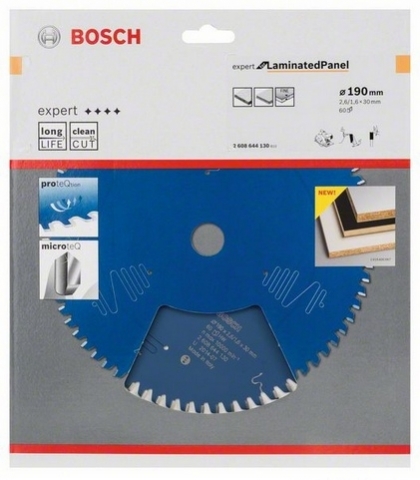 products/Пильный диск Bosch Expert for Laminated Panel 190x30x2.6/1.6x60T 2608644130