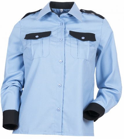 products/Рубашка охранника с длинным рукавом женская, голубой, Факел арт. 87457647