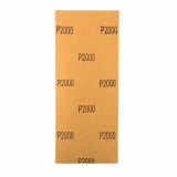 Шлифлист на бумажной основе, P 2000, 115 х 280 мм, 5 шт, водостойкий// Matrix	, 757063