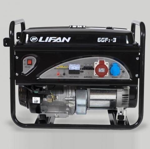 products/Генератор Lifan 6 GF2-3 (220/380 В, 6/6.5 кВт)