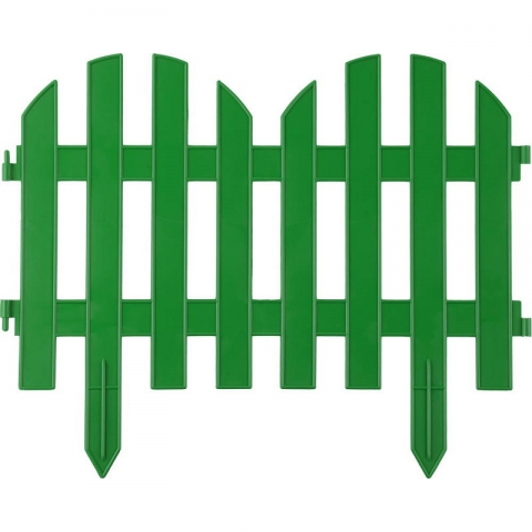 products/Забор декоративный, зеленый GRINDA "Палисадник" (арт. 422205-G)
