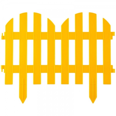 products/Забор декоративный, желтый GRINDA "Палисадник" (арт. 422205-Y)