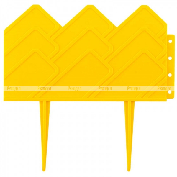 Бордюр декоративный для клумб, желтый GRINDA (арт. 422221-Y)