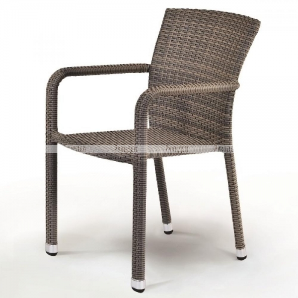 Плетеный стул из искусственного ротанга Afina A2001G-C088FT Pale
