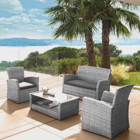 products/Комплект мебели с диваном AFM-405B Grey Afina