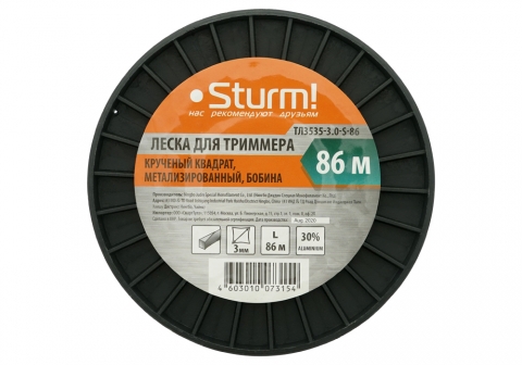 products/Леска для триммера Sturm! GT3535-3.0-S-86