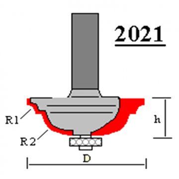 products/Фреза Globus 2021 R3/8 кромочная калевочная