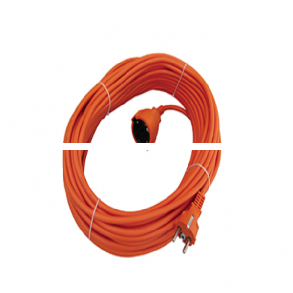 Удлинитель 1 гн КРАТОН, 2*1мм, 30м, оранжевый кабель HZ2-01, 2 37 01 001