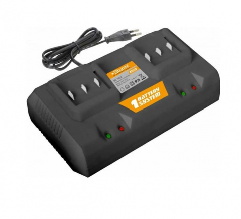 products/SBC1822 зарядное устройство Sturm! 1BatterySystem 18 В, 2 x 4 А для двух батарей