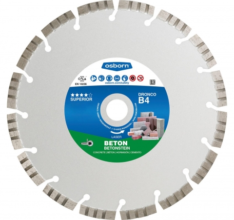 products/Алмазный диск по бетону OSBORN B4 (LT56) 150x2,4x22,23 Dronco 4154110102