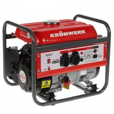 products/Генератор бензиновый LK 3500,2,8 кВт, 230 В, бак 15 л, ручной старт// Kronwerk, 94688