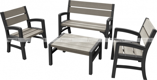 Комплект мебели KETER Montero set (17205049) 233152