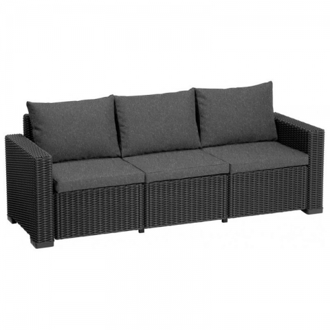 products/Диван трехместный Keter California 3-sofa (17196779) графит 252844