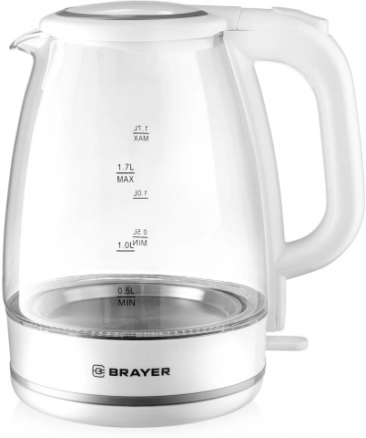 products/Чайник электрический BRAYER,2200 Вт, арт. BR1030WH