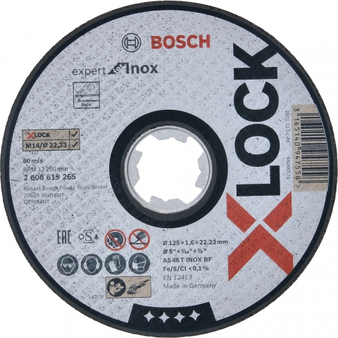 products/X-LOCK Отрезной диск Bosch Expert for Metal & Inox 125x1x22.23 прямой